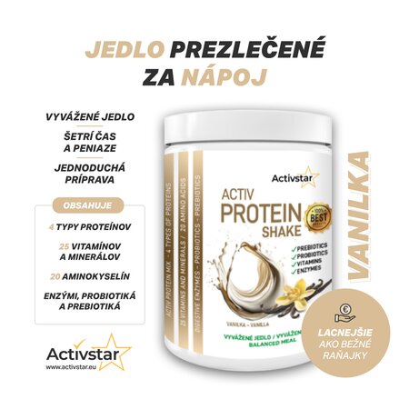 Activ Protein shake Vanília 480 g