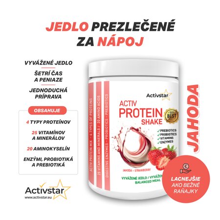 Activ Protein turmix Eper 480 g