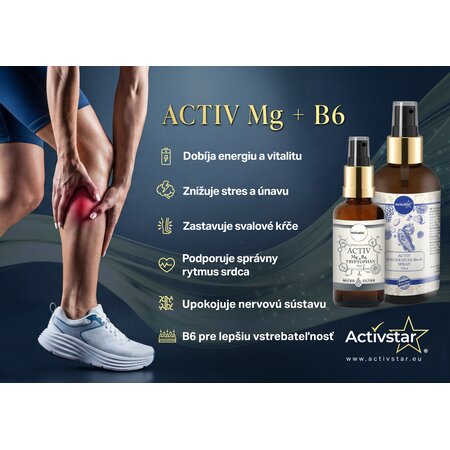 Activ Magnézium + B6 + K spray 150 ml